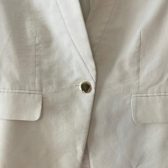 Veronica Beard Women’s Blazer Dickey Jacket White Off White Single button Size 2 - Picture 7 of 16